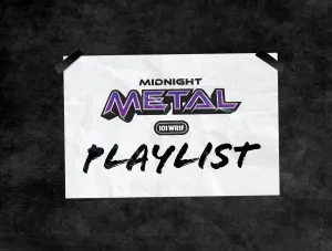 Logo for the Midnight Metal show's weekly playlist