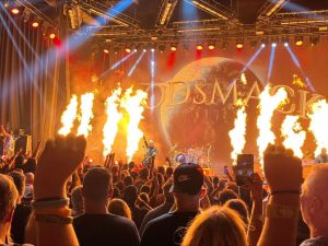 Godsmack at Pine Knob on August 9, 2023.