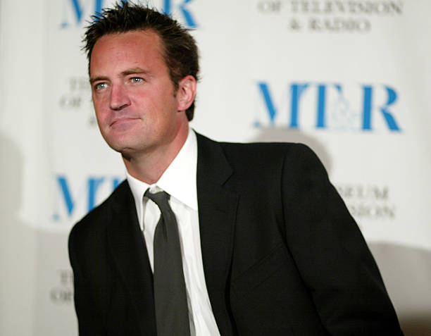 Matthew Perry during The Museum Of Television & Radio To Honor CBS News's Dan Rather And Friends Producing Team at The Beverly Hills Hotel in Beverly Hills, CA, United States. 