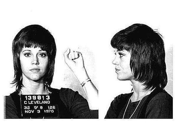 Jane Fonda Mug Shot