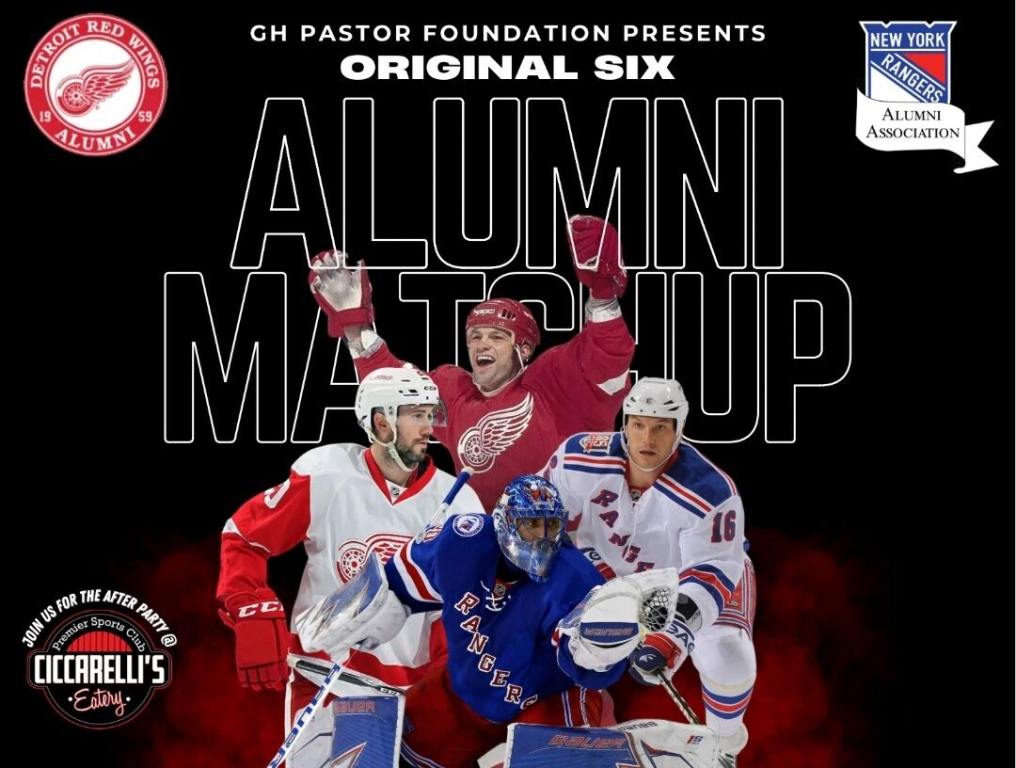 Detroit Red Wings Alumni To Play The New York Rangers ON April 27